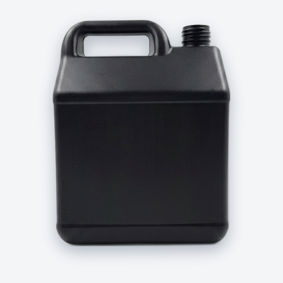 Frasco PEAD 2,5 L — Frasco e tampa preta · linha PEAD, 2,5 L