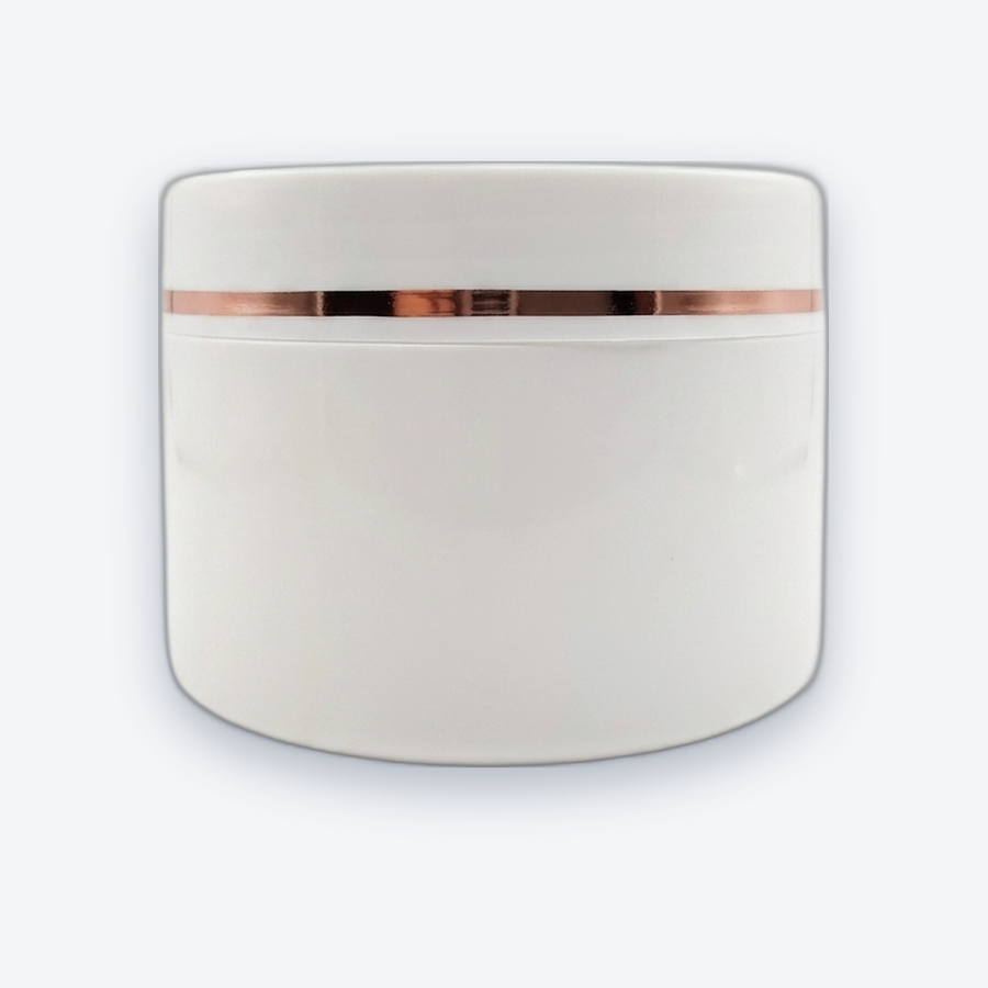 Pote 300 g · Filete Rosé — Pote branco 300 g · linha hot stamping, 300 g
