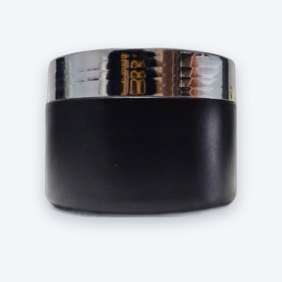 Pote 300 g · Fita Prata — Pote preto 300 g · linha hot stamping, 300 g
