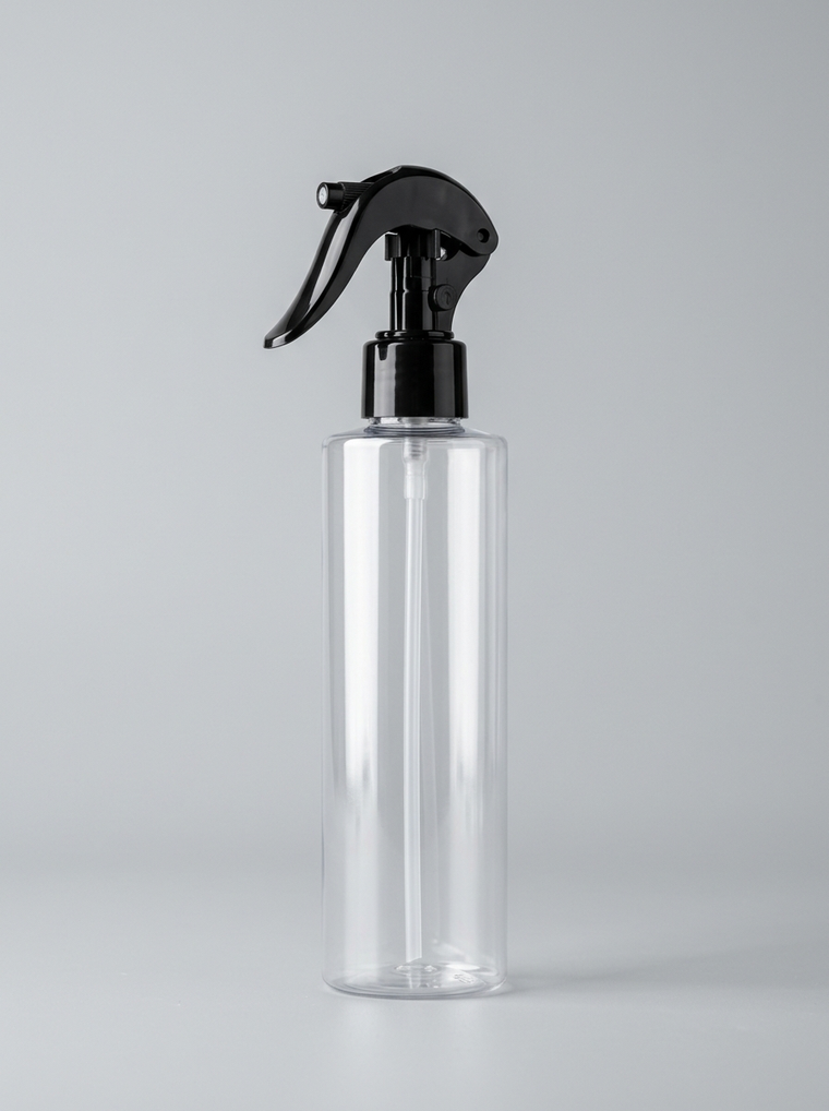 Frasco PET c/ Borrifador 150 ml Cristal