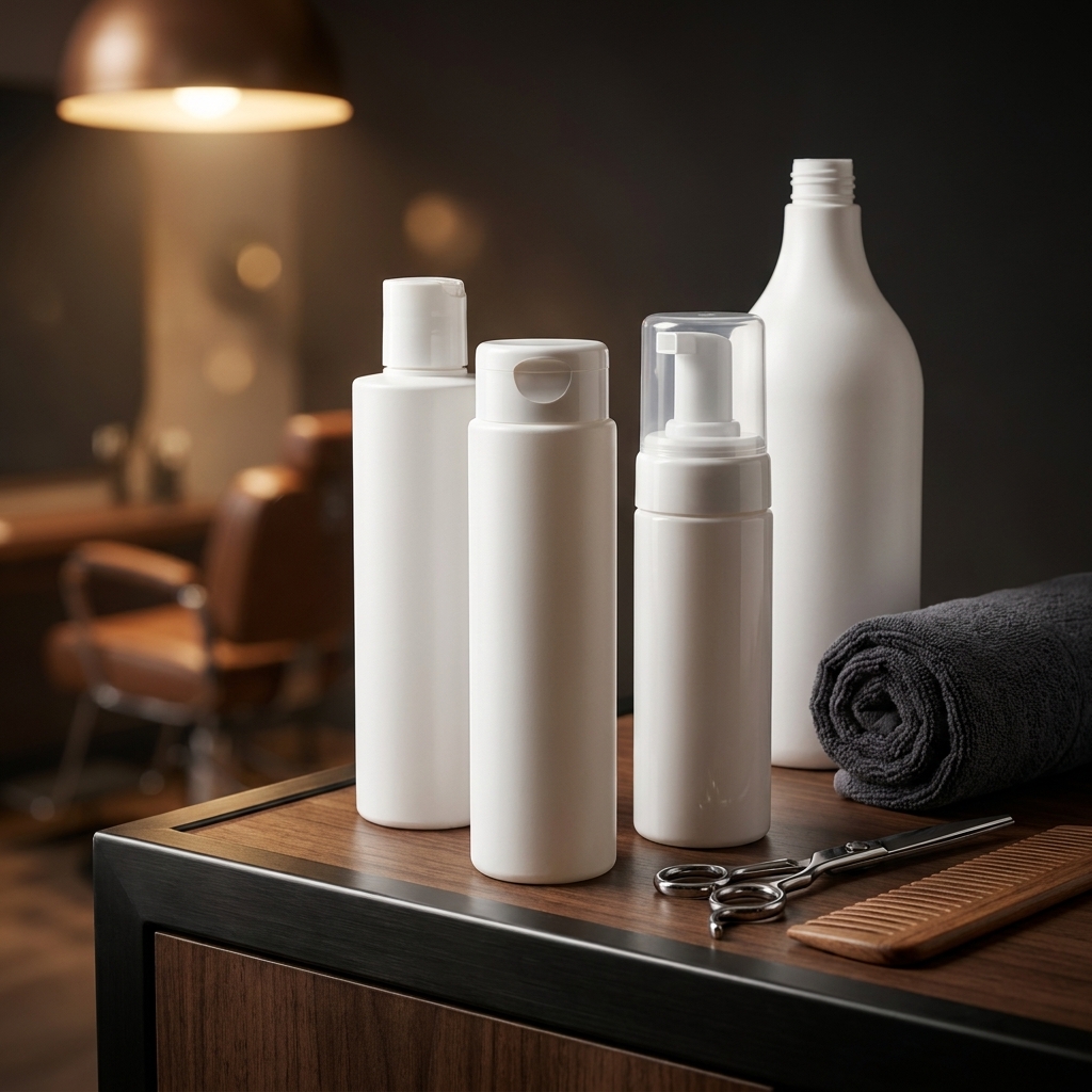 Linha Profissional & Salões Starpacks — pump bottles, sprayers e bisnagas para salões e clínicas